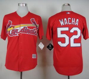 Cardinals #52 Michael Wacha Red Cool Base Stitched MLB Jersey