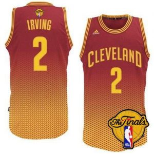 Cavaliers #2 Kyrie Irving Red Resonate Fashion Swingman The Finals Patch Stitched NBA Jersey