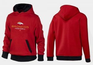 Denver Broncos Critical Victory Pullover Hoodie Red & Black