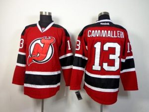 Devils #13 Mike Cammalleri Red Stitched NHL Jersey