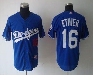 Dodgers #16 Andre Ethier Blue Cool Base Stitched MLB Jersey