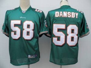 Dolphins #58 Karlos Dansby Green Stitched NFL Jersey