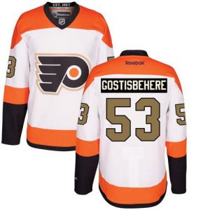 Flyers #53 Shayne Gostisbehere White 3rd Stitched Youth NHL Jersey