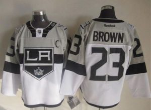 Kings #23 Dustin Brown White Grey 2015 Stadium Series Stitched NHL Jersey