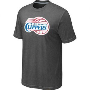 Los Angeles Clippers Big & Tall Primary Logo T-Shirt Dark Grey