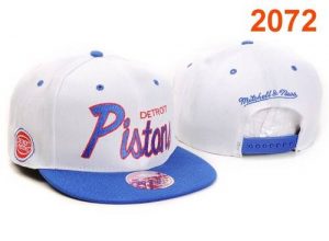 Mitchell and Ness NBA Detroit Pistons Stitched Snapback Hats 005