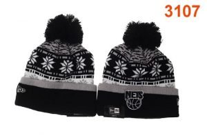 NBA Brooklyn Nets Logo Stitched Knit Beanies 007