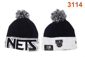 NBA Brooklyn Nets Logo Stitched Knit Beanies 008