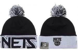 NBA Brooklyn Nets Logo Stitched Knit Beanies 009