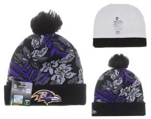 NFL Baltimore Ravens Logo Stitched Knit Beanies 004