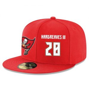 NFL Tampa Bay Buccaneers #28 Vernon Hargreaves III Snapback Adjustable Stitched Player Hat - Red White