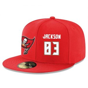 NFL Tampa Bay Buccaneers #83 Vincent Jackson Snapback Adjustable Stitched Player Hat - Red White