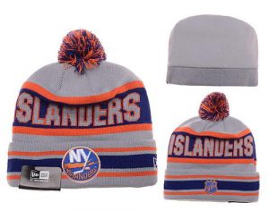 NHL New York Islanders New Era Logo Stitched Knit Beanies 002