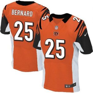 Nike Bengals #25 Giovani Bernard Orange Alternate Men's Stitched NFL Elite Jersey