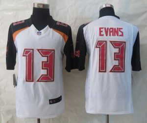 Nike Buccaneers #13 Mike Evans White Men's Stitched NFL New Limited Jersey