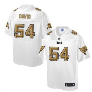 Nike Buccaneers #54 Lavonte David White Men's NFL Pro Line Fashion Game Jersey