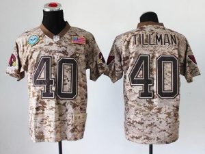 Nike Cardinals #40 Pat Tillman Camo Men's Stitched NFL New Elite USMC Jersey
