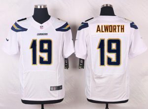 Nike Chargers #19 Lance Alworth White Men's Stitched NFL New Elite Jersey