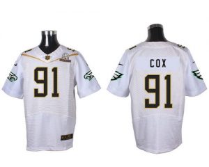 Nike Eagles #91 Fletcher Cox White 2016 Pro Bowl Men's Stitched NFL Elite Jersey