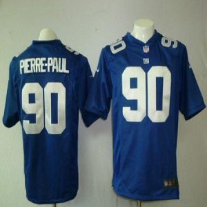 Nike Giants #90 Jason Pierre-Paul Royal Blue Team Color Men's Embroidered NFL Game Jersey