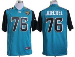 Nike Jaguars #76 Luke Joeckel Teal Green Team Color Men's Embroidered NFL Game Jersey