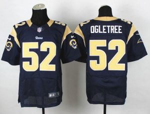 Nike Rams #52 Alec Ogletree Navy Blue Team Color Men's Stitched NFL Elite Jersey