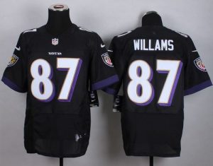 Nike Ravens #87 Maxx Williams Black Alternate Men's Stitched NFL New Elite Jersey