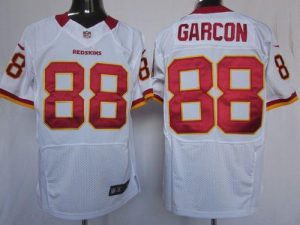 Nike Redskins #88 Pierre Garcon White Men's Embroidered NFL Elite Jersey