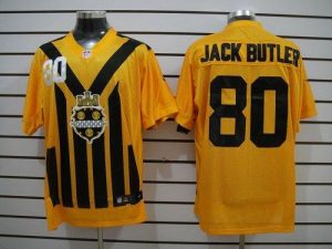 Nike Steelers #80 Jack Butler Gold 1933s Throwback Men's Embroidered NFL Elite Jersey