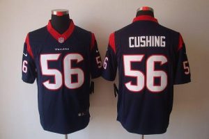 Nike Texans #56 Brian Cushing Navy Blue Team Color Men's Embroidered NFL Limited Jersey