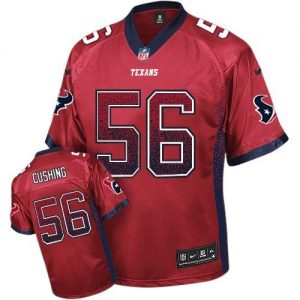 Nike Texans #56 Brian Cushing Red Alternate Men's Embroidered NFL Elite Drift Fashion Jersey