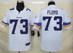 Nike Vikings #73 Sharrif Floyd White Men's Stitched NFL Limited Jersey