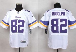 Nike Vikings #82 Kyle Rudolph White Men's Stitched NFL Elite Jersey