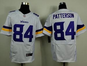 Nike Vikings #84 Cordarrelle Patterson White Men's Stitched NFL Elite Jersey