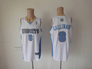 Nuggets #8 Danilo Gallinari White Revolution 30 Stitched NBA Jersey