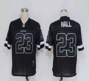 Redskins #23 DeAngelo Hall Black Shadow Stitched NFL Jersey