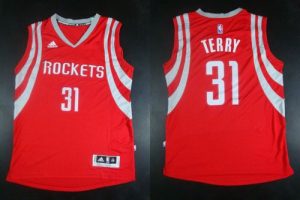 Revolution 30 Rockets #31 Jason Terry Red Road Stitched NBA Jersey