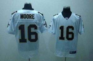 Saints #16 Lance Moore White Stitched NFL Jersey