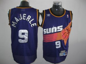 Suns #9 Dan Majerle Throwback Purple Stitched NBA Jersey