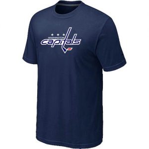 Washington Capitals Big & Tall Logo Midnight Blue NHL T-Shirts