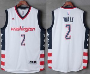 Wizards #2 John Wall New White Home Stitched NBA Jersey